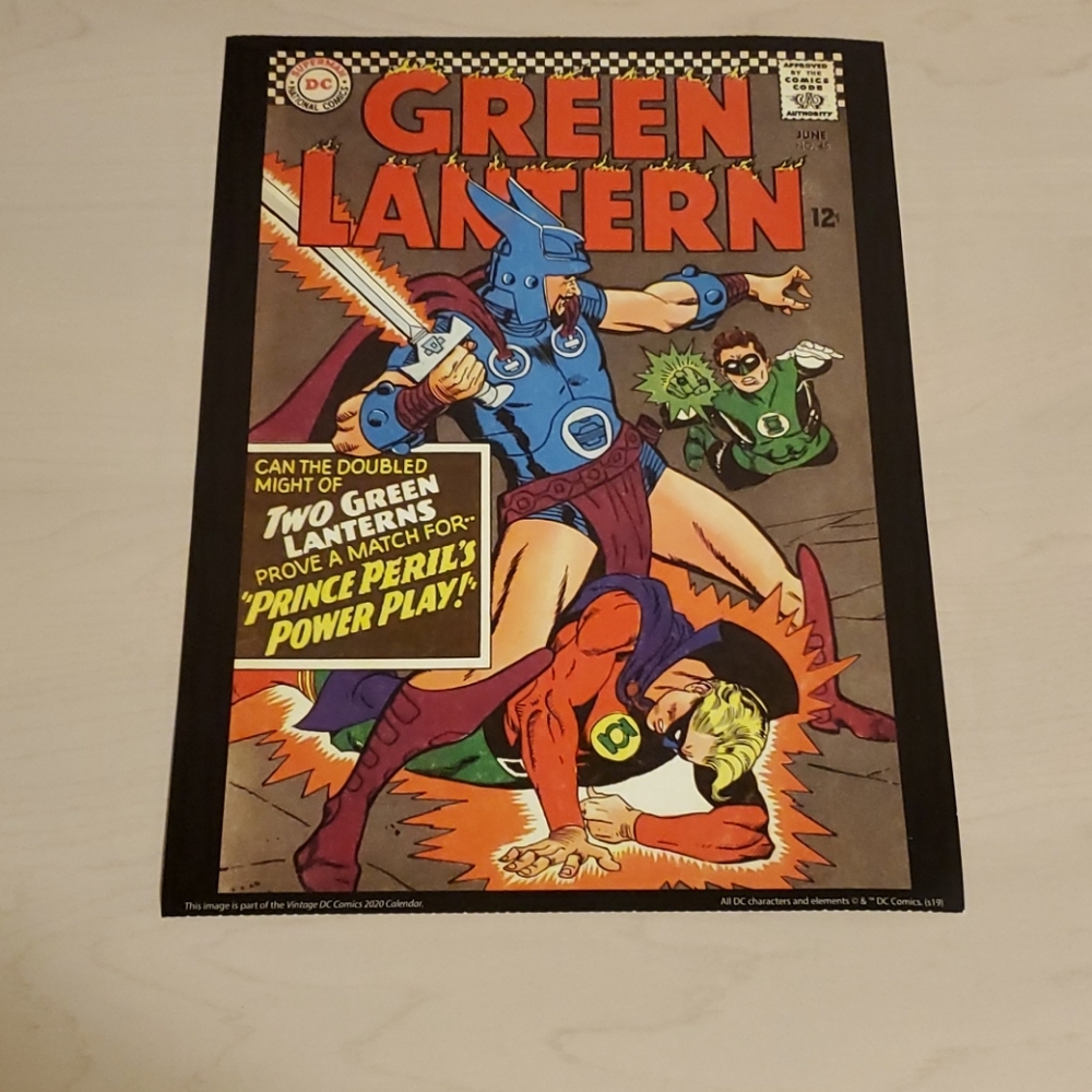 DC Green Lantern # 45 Cover Poster